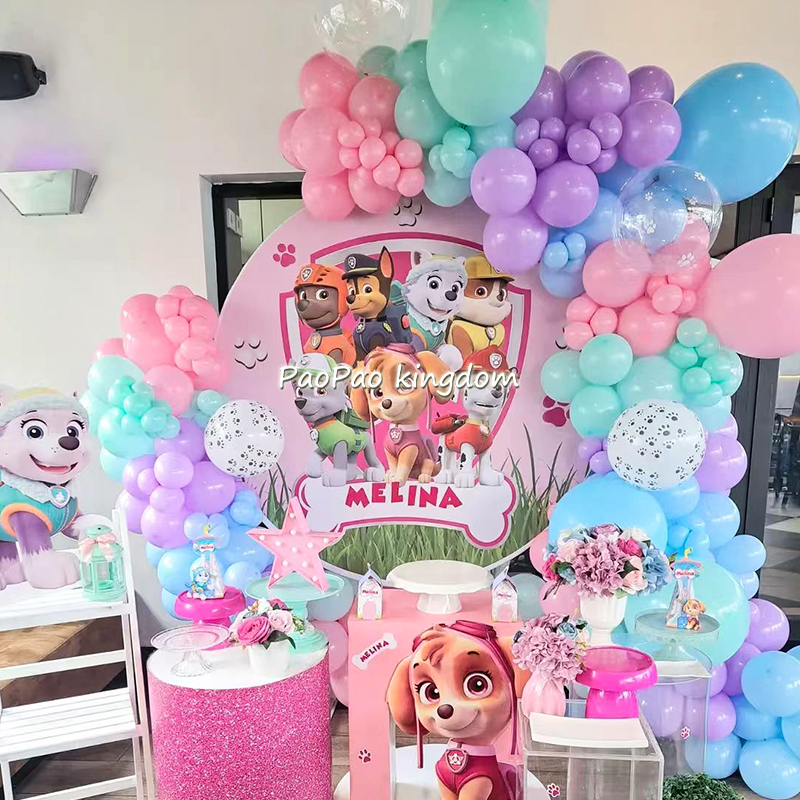 Baby Nursery Girl Room - PAW Patrol Digital Balloon Set Chase