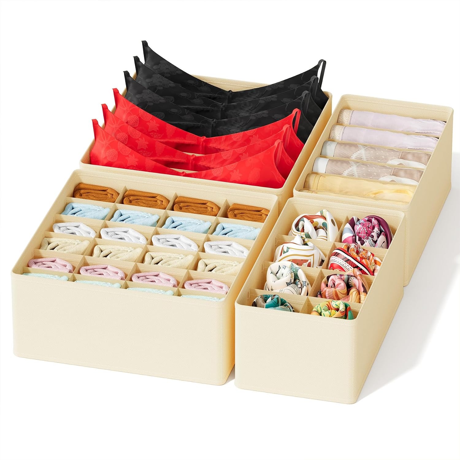 Baby Nursery Images Free - Drawer Organizer 4 Pack with Dividers