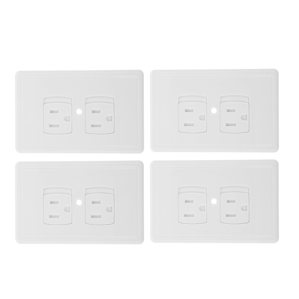 Outlet Cover Childproof - 4Pcs Anti Electric Shock Child Safety