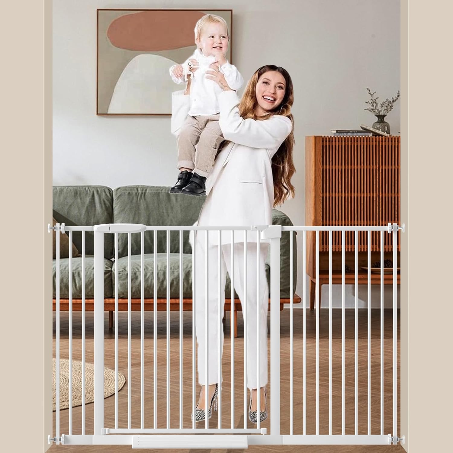 Baby Gate Extra Wide - Extra Wide Baby Gate Ultra Narrow