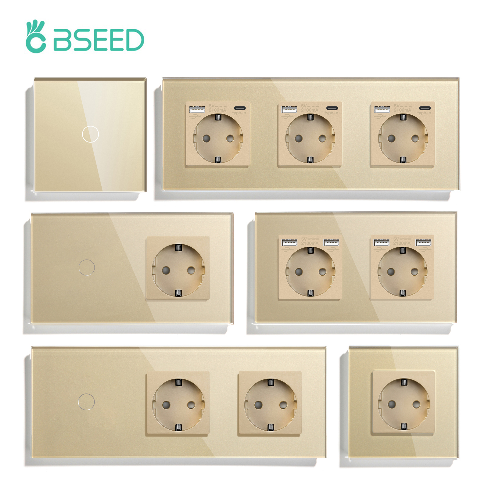 Outlet Cover Childproof - BSEED EU Wall Sockets Single Power