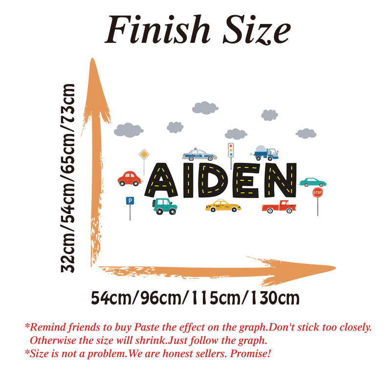 Custom Name Construction Vehic - Baby Nursery Decals recension och pris