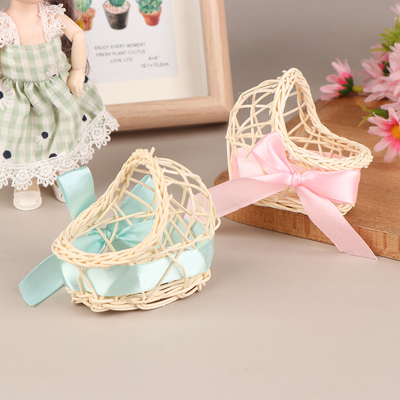 Dollhouse Miniature Wooden Nur - Baby Nursery Set Furniture recension och pris