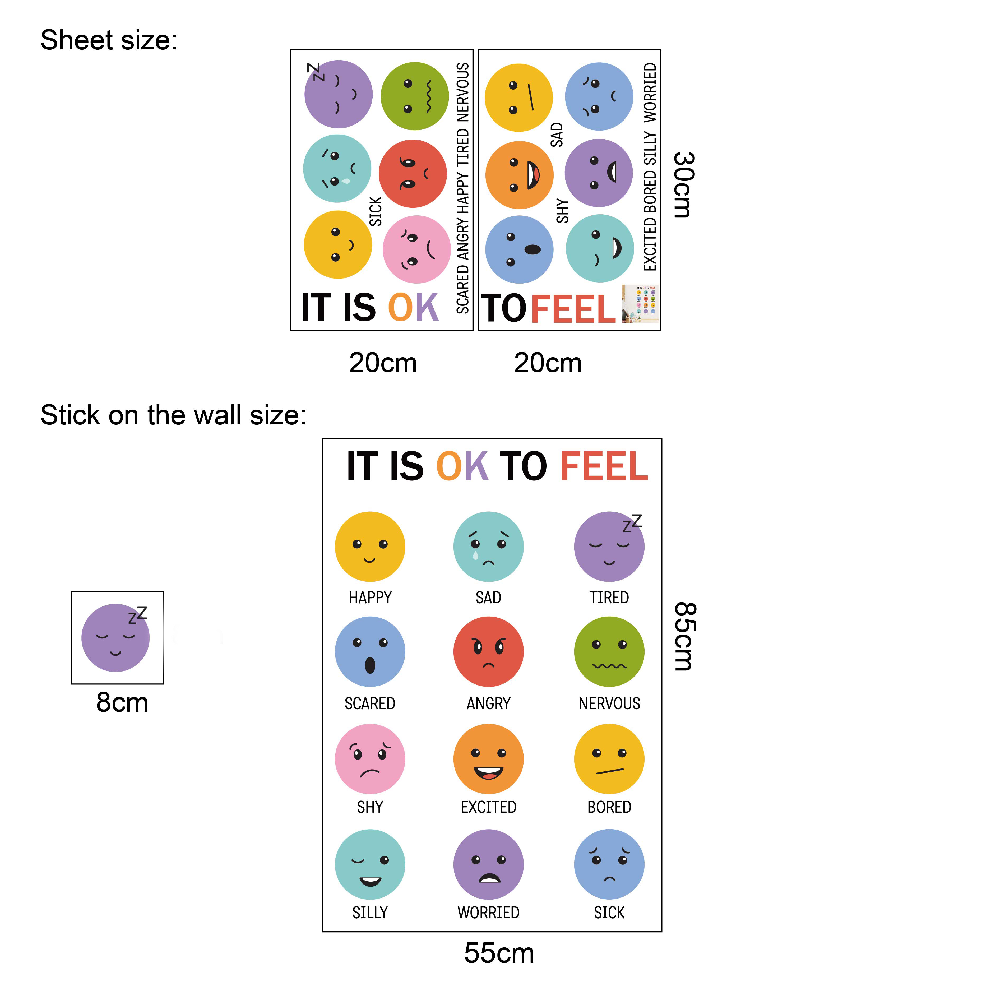 3d colorful 12 types of emotic - Baby Nursery Set Furniture recension och pris