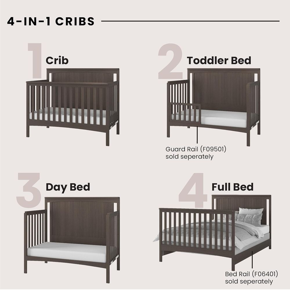 Scout 3-Piece Nursery Set, Inc - Changing Table Topper recension och pris