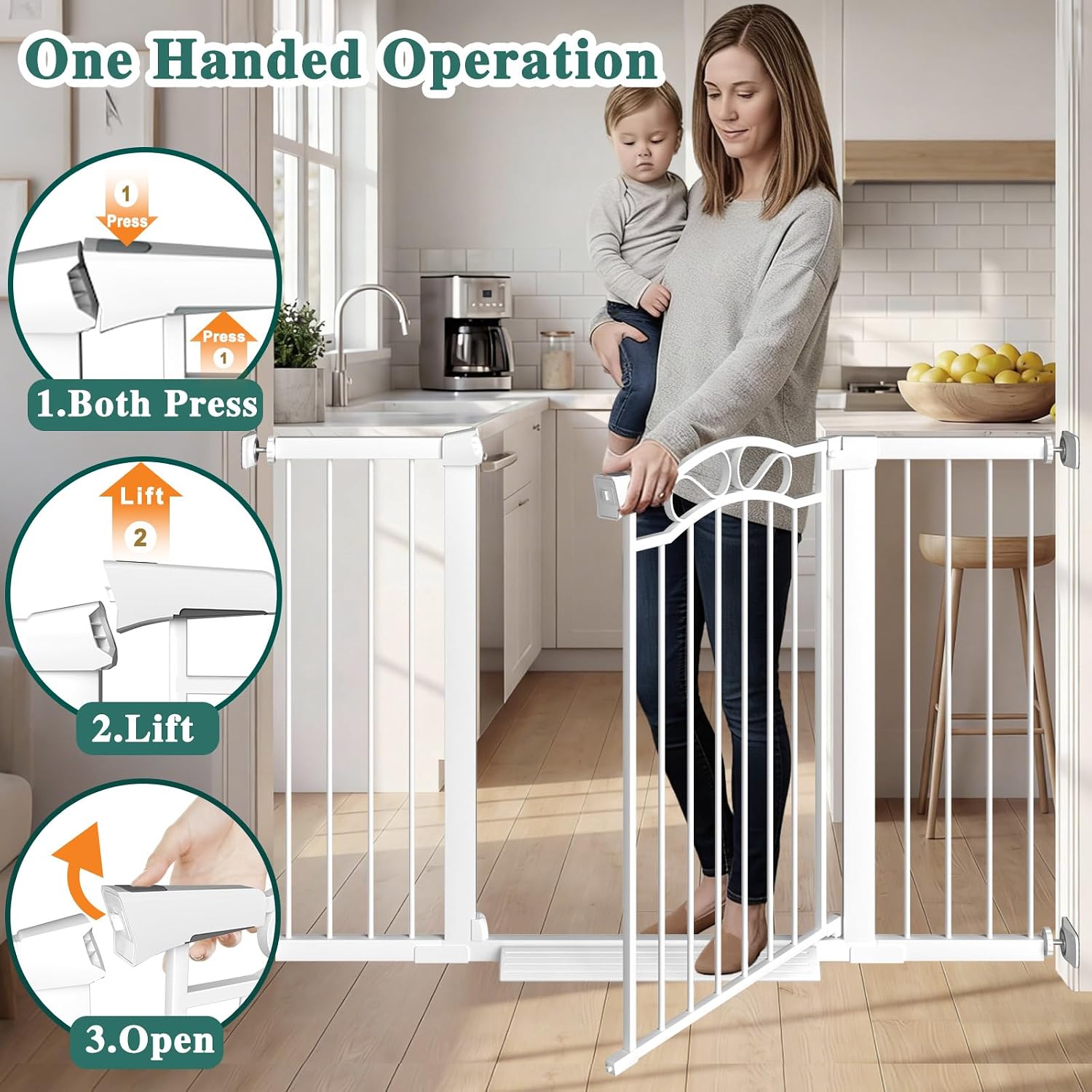 Extra Wide Baby Gate for Stair - Baby Gate Extra Wide recension och pris
