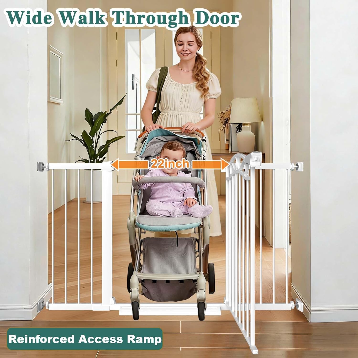 Extra Wide Baby Gate for Stair - Baby Gate Extra Wide recension och pris