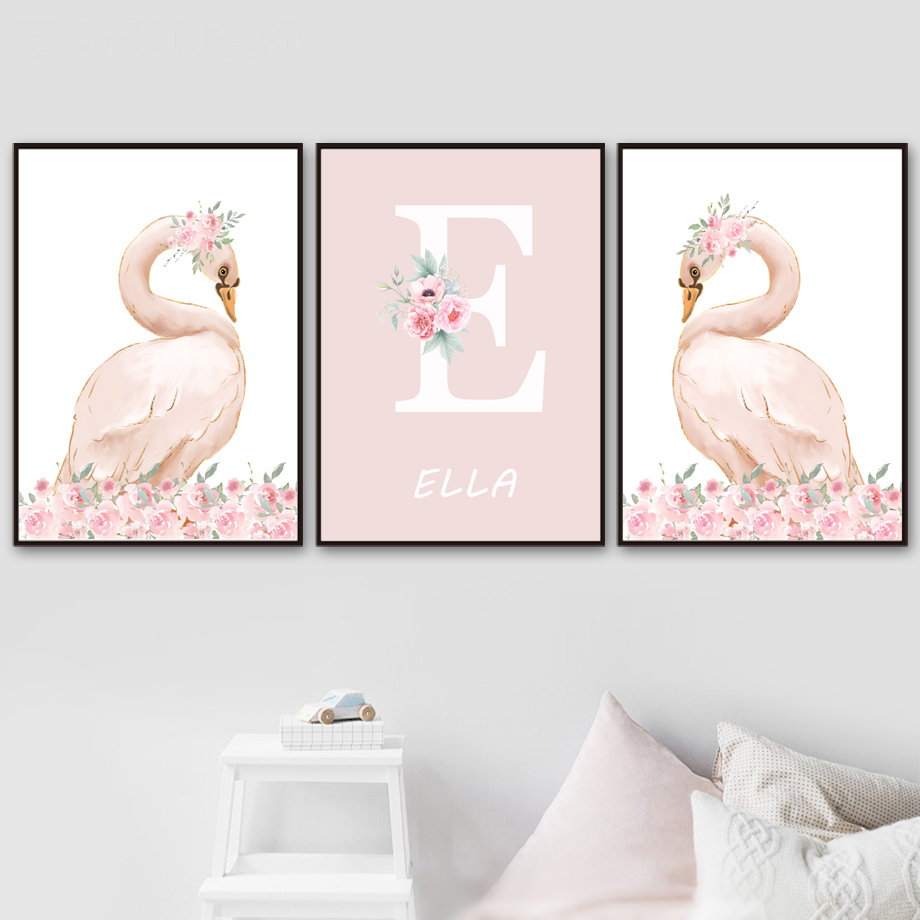 Pink Angel Girl Sun Moon Cloud - Baby Nursery Prints recension och pris