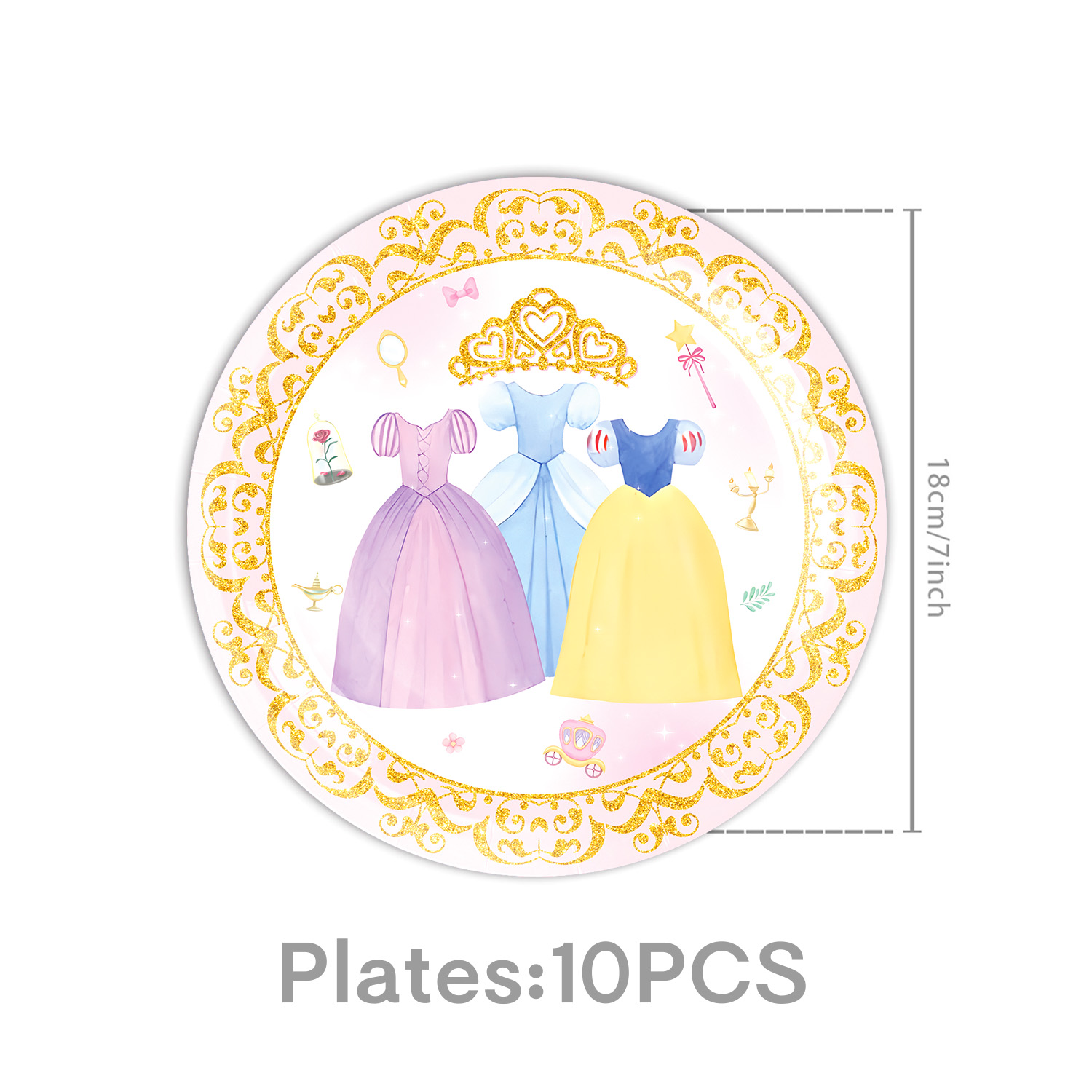 Princess Dress Girls Birthday  - Baby Nursery Girl Room recension och pris
