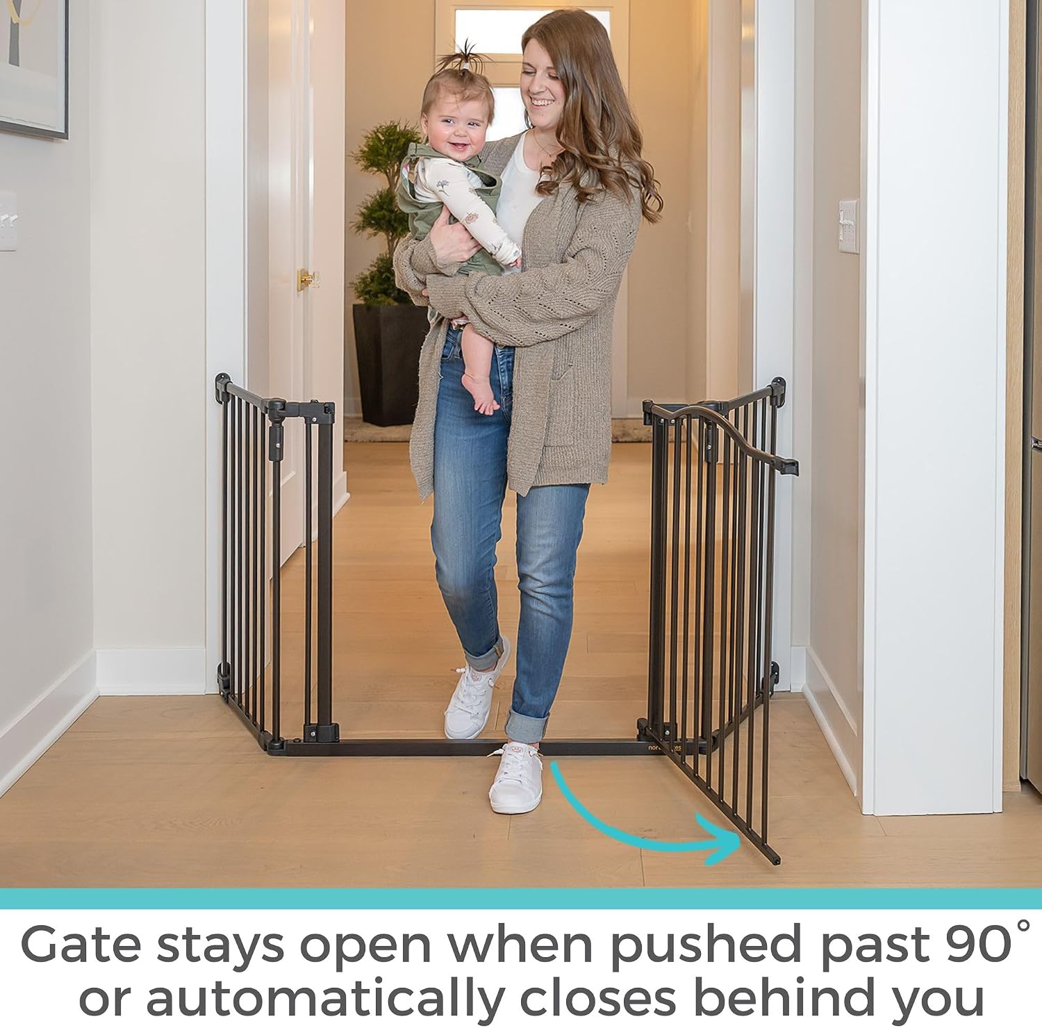 Extra Wide Hardware Mounted Ba - Baby Gate Extra Wide recension och pris