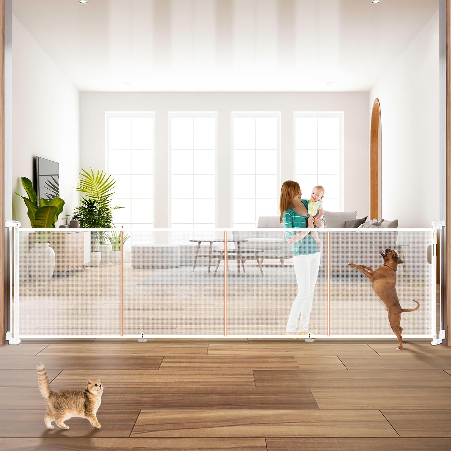 Extra Tall Retractable Baby Ga - Baby Gate Extra Wide recension och pris