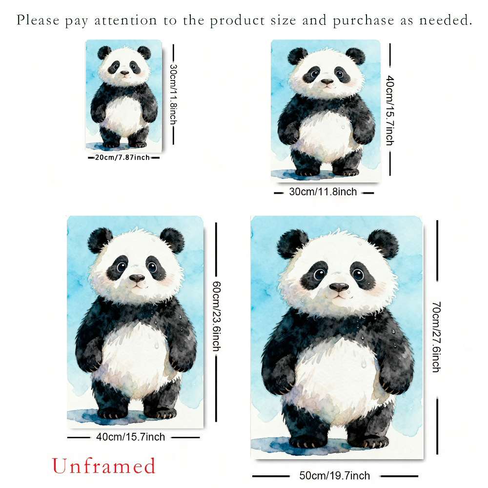 3pcs Personalized Panda Nurser - Baby Nursery Prints recension och pris