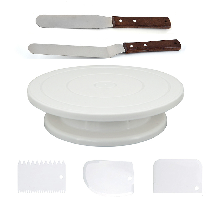 11Inch Cake Turntable Set Icin - Changing Table Topper recension och pris