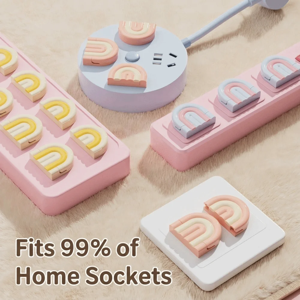 1 Set Anti-Electric Shock Chil - Outlet Cover Childproof recension och pris