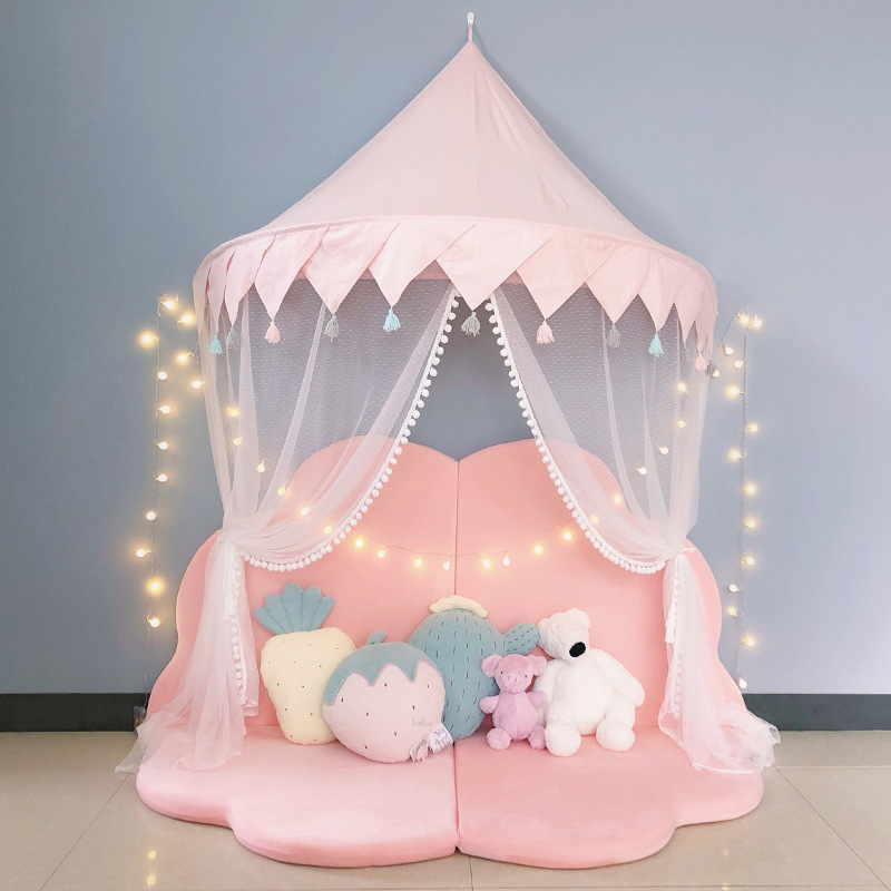 House Canopy Girl Bed for Net  - Baby Nursery Girl Room recension och pris
