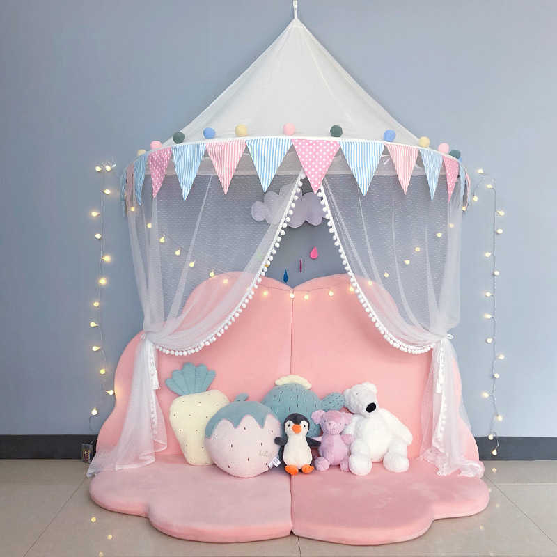 House Canopy Girl Bed for Net  - Baby Nursery Girl Room recension och pris