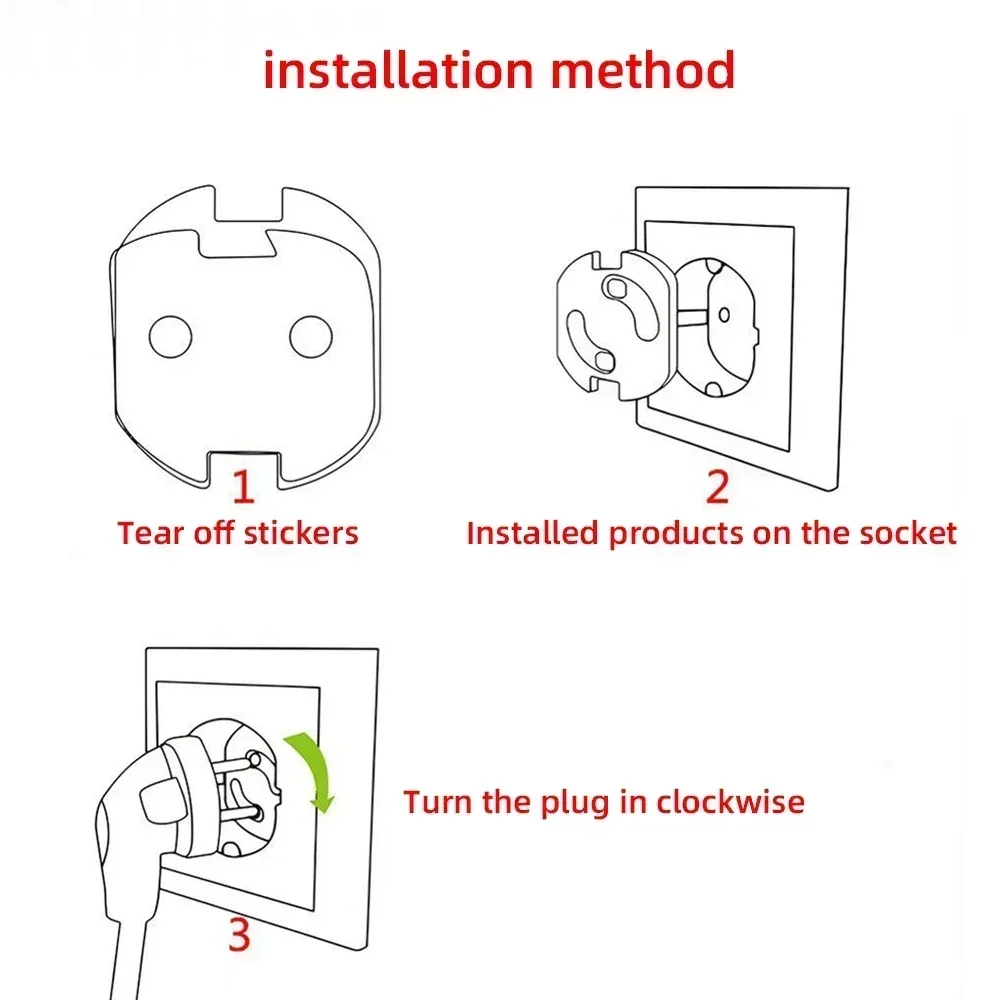 1/10pcs Electrical Outlet Prot - Outlet Cover Childproof recension och pris