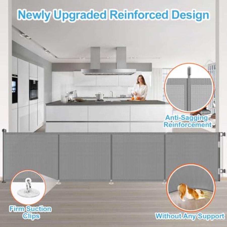 Retractable baby gate for stai - Baby Gate Extra Wide recension och pris