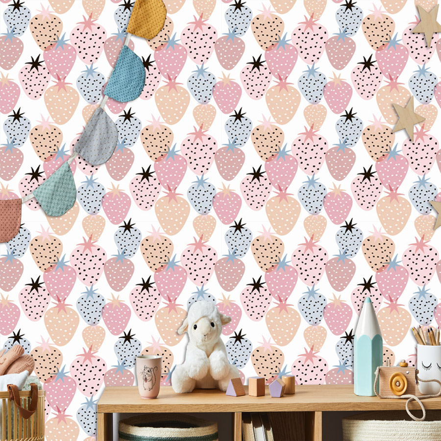 12+ Cute Nursery Strawberry Pa - Baby Nursery Water recension och pris