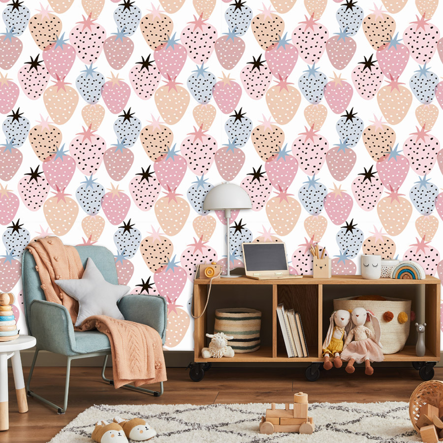 12+ Cute Nursery Strawberry Pa - Baby Nursery Water recension och pris