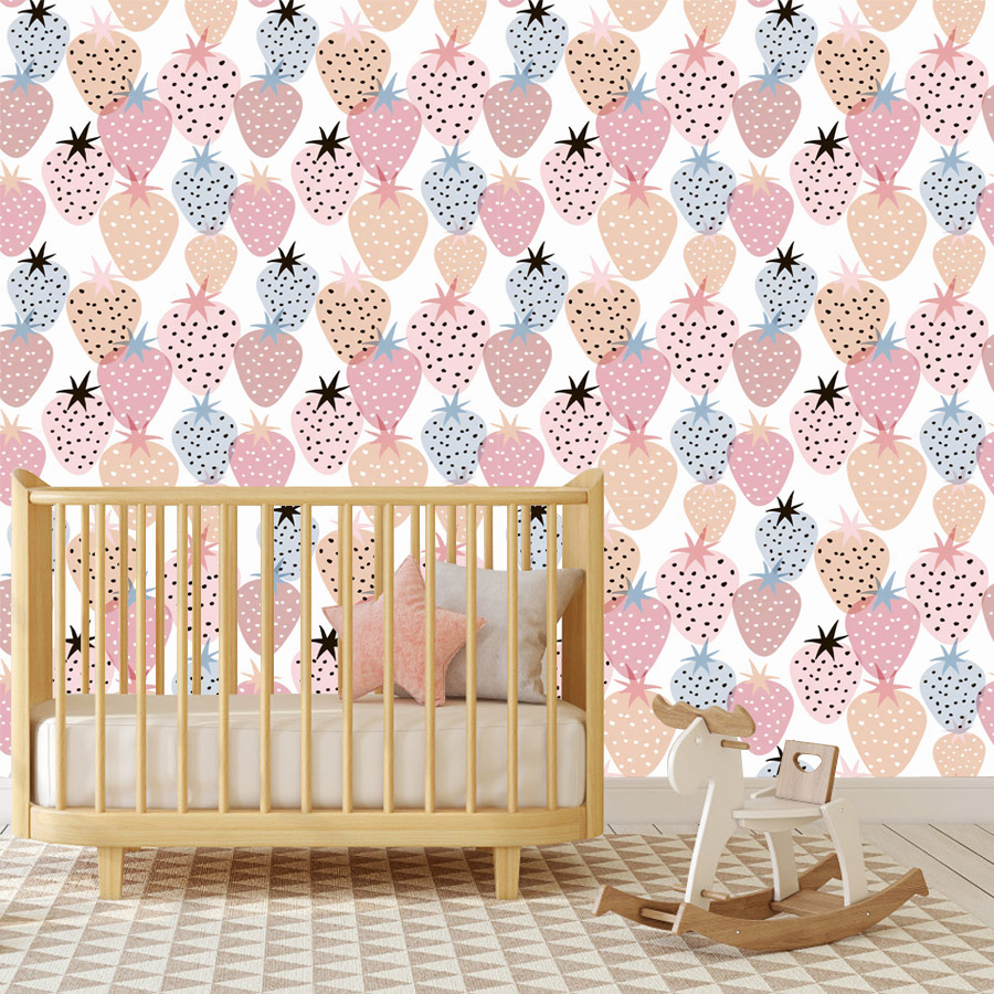 12+ Cute Nursery Strawberry Pa - Baby Nursery Water recension och pris