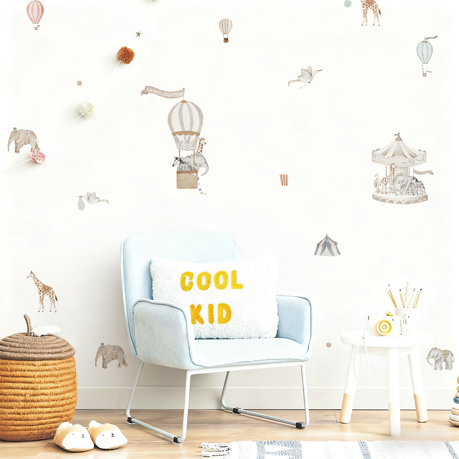 Retro Watercolor Wonderful Enc - Baby Nursery Set Furniture recension och pris