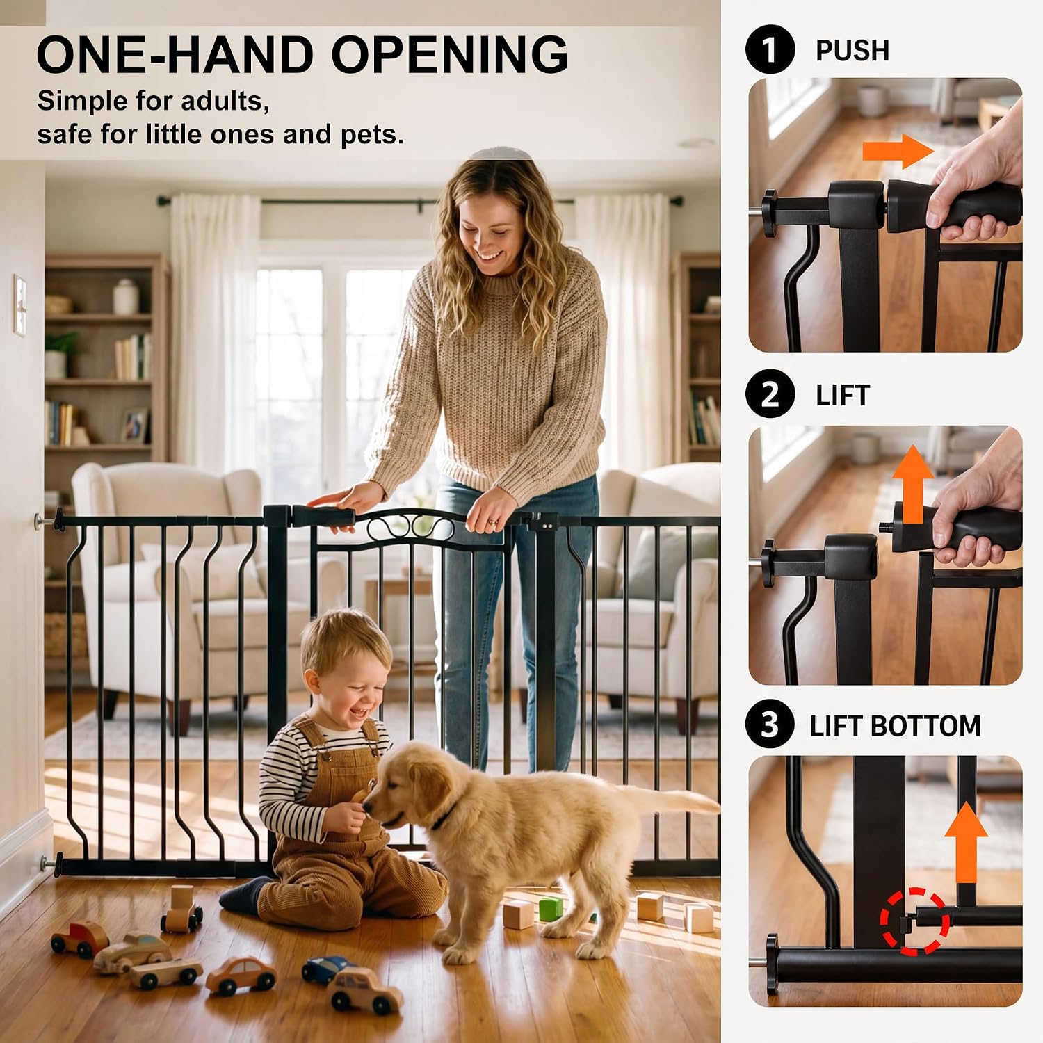 67-81in Extra Wide Baby & Dog  - Baby Gate Extra Wide recension och pris
