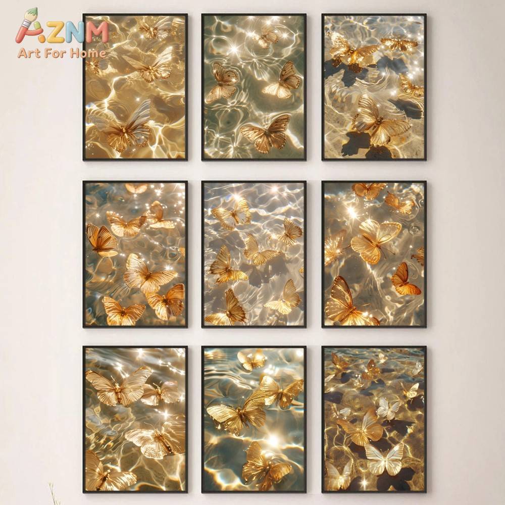 AZNM Cute Cartoon Animal Canva - Baby Nursery Prints recension och pris