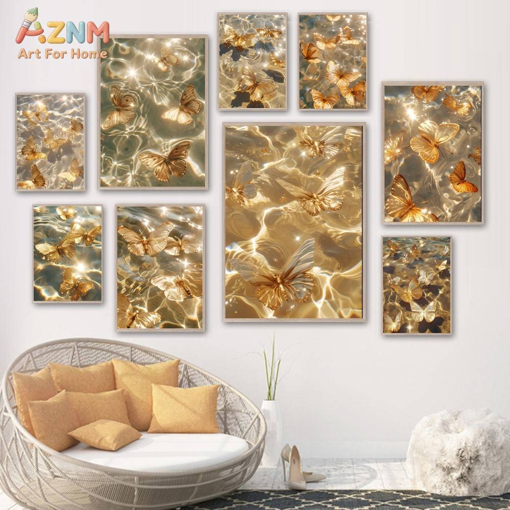 AZNM Cute Cartoon Animal Canva - Baby Nursery Prints recension och pris