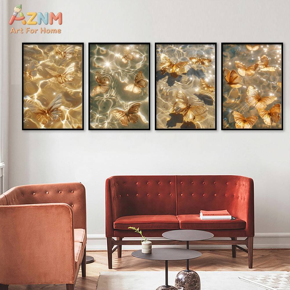 AZNM Cute Cartoon Animal Canva - Baby Nursery Prints recension och pris