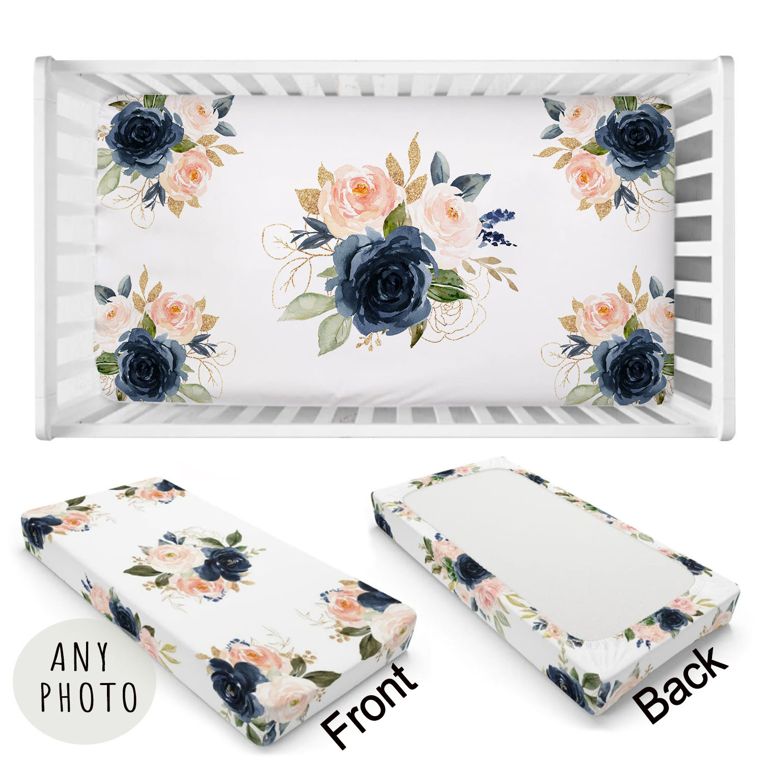 LVYZIHO Baby Crib Sheet Set Nu - Baby Nursery Bedding recension och pris