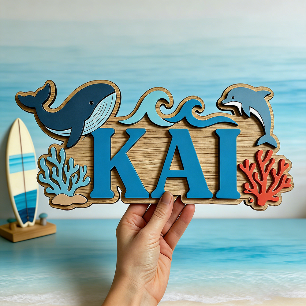 Ocean Whale Dolphin Themed Cus - Baby Nursery Under The Sea Theme recension och pris