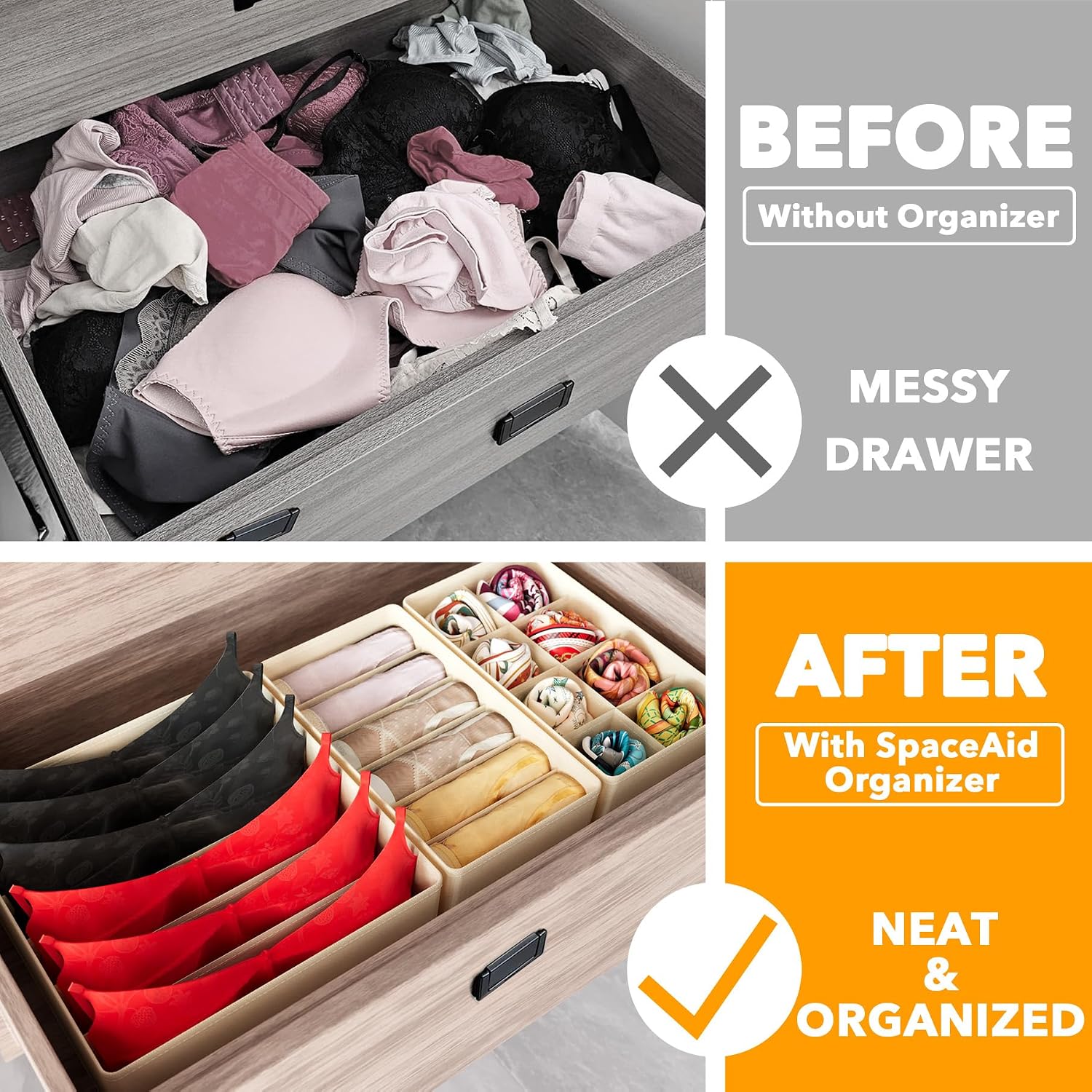 Drawer Organizer 4 Pack with D - Baby Nursery Images Free recension och pris