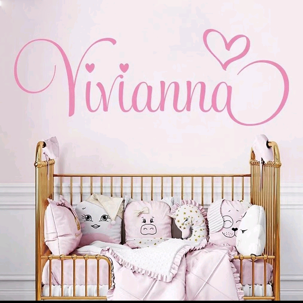 Personalised Name Wall Sticker - Baby Nursery Decals recension och pris