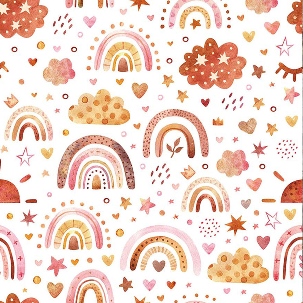 Rainbow Wallpaper Peel and Sti - Baby Nursery Water recension och pris
