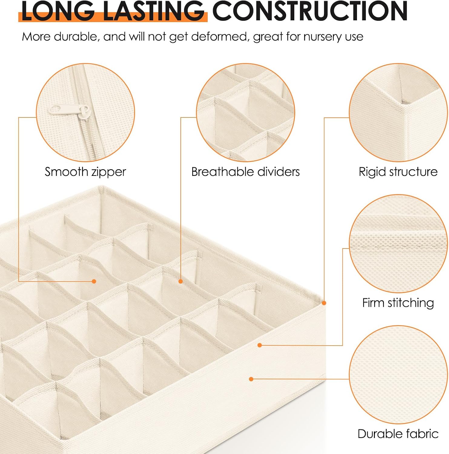 Drawer Organizer 8 Pack, Dress - Baby Nursery Images Free recension och pris
