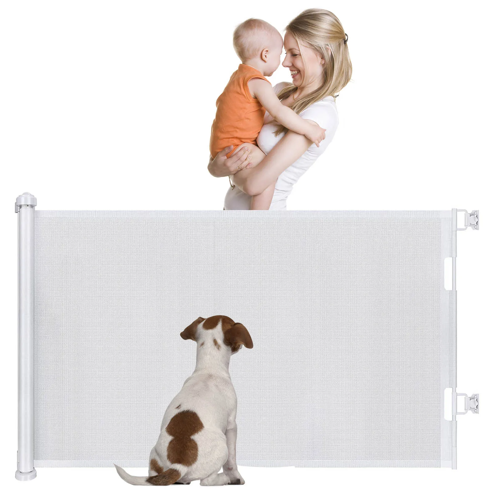 Retractable Baby Gates,150x86c - Baby Gate Extra Wide recension och pris