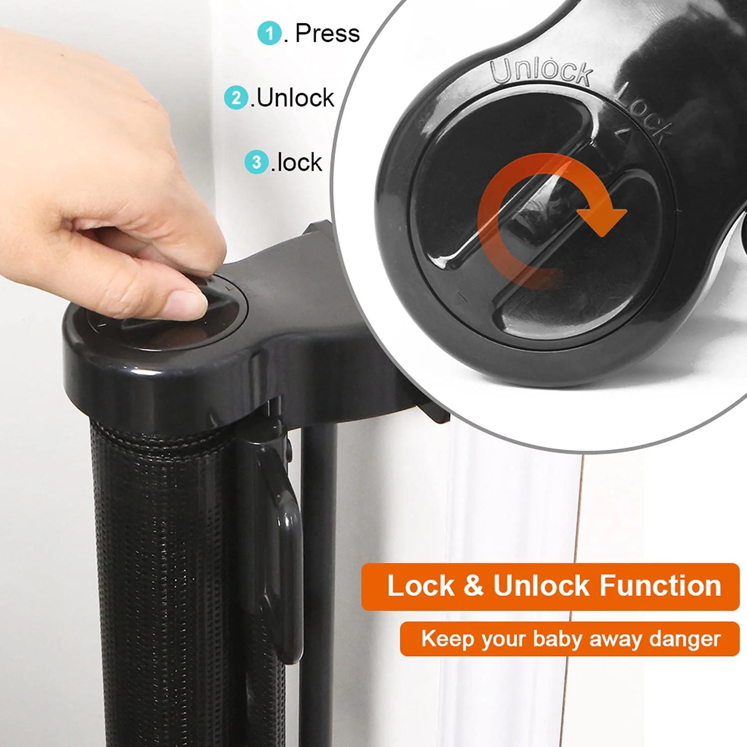 Retractable Baby Gates,150x86c - Baby Gate Extra Wide recension och pris