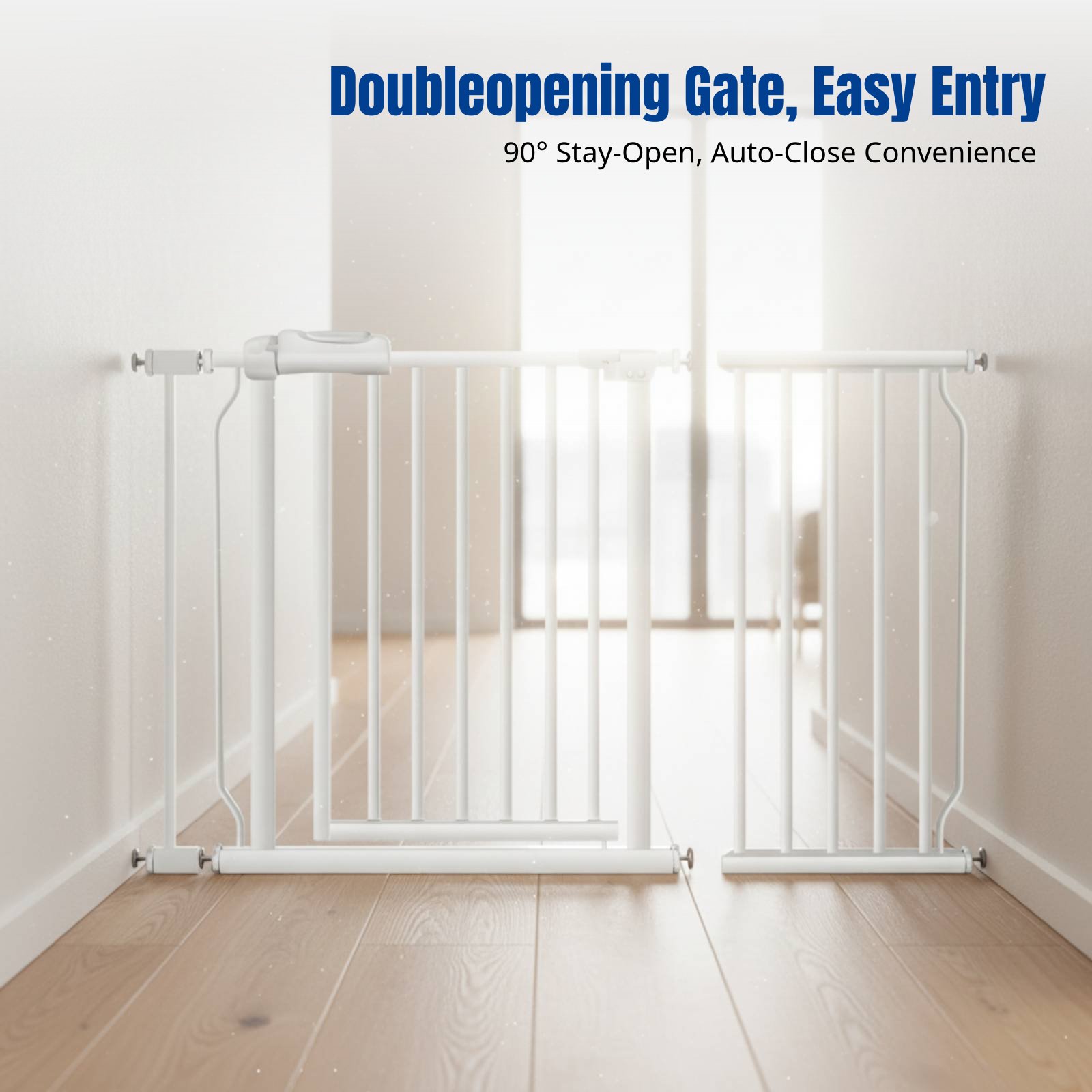 Child Gate, Pet Fence, No-Dril - Baby Gate Extra Wide recension och pris