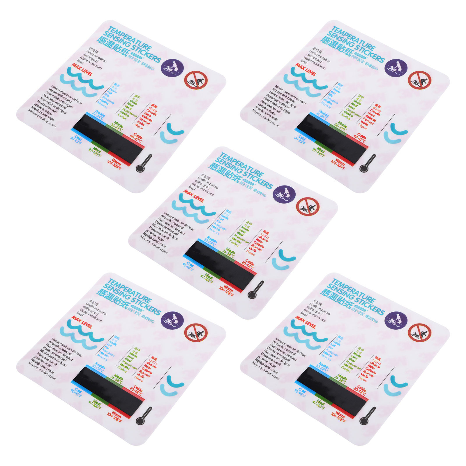 5Pcs Baby Bath Thermometer Sti - Baby Nursery Water recension och pris