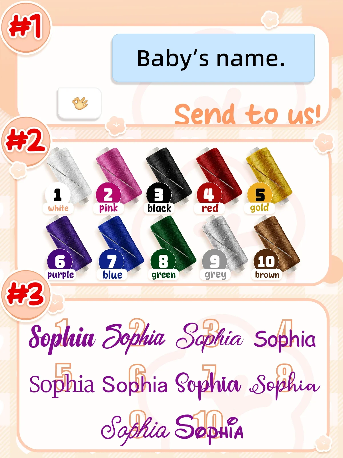 Custom Baby Name 100% Cotton A - Baby Nursery Bedding recension och pris