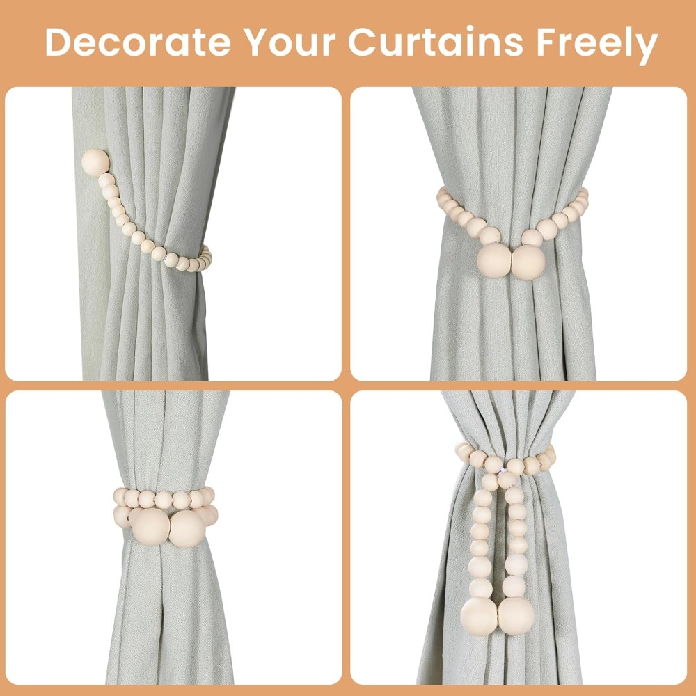 Magnetic Curtain Tiebacks 2 Pa - Baby Nursery Images Free recension och pris