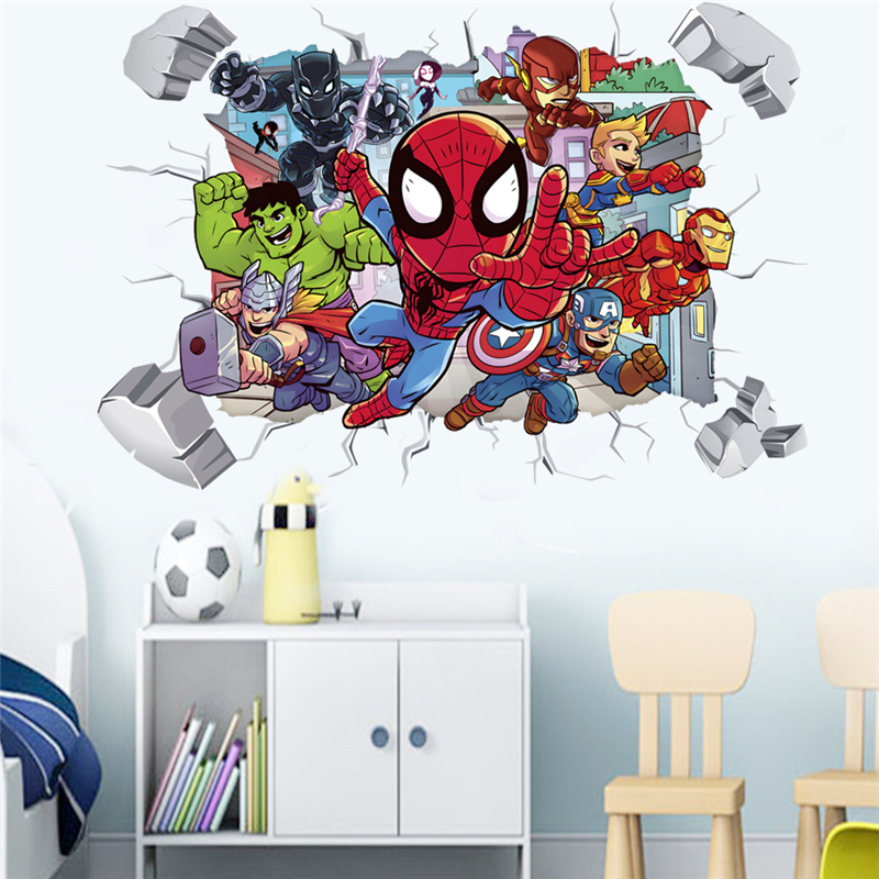 Marvel Superhero Avengers Wall - Baby Nursery Decals recension och pris