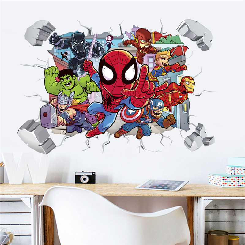 Marvel Superhero Avengers Wall - Baby Nursery Decals recension och pris