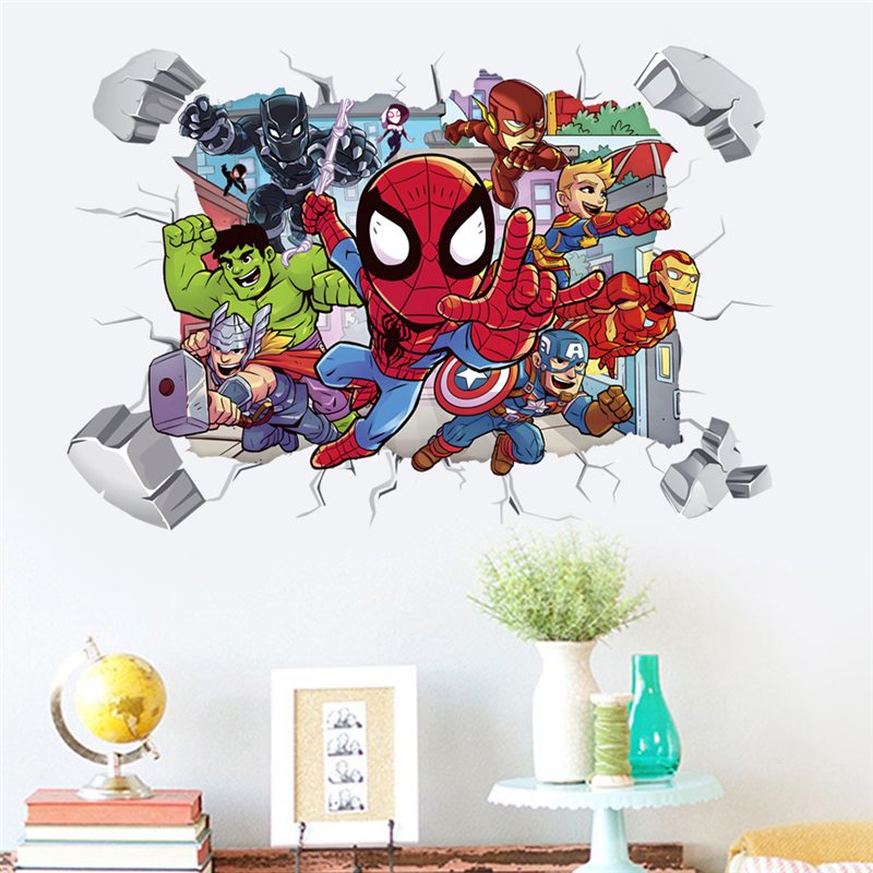 Marvel Superhero Avengers Wall - Baby Nursery Decals recension och pris