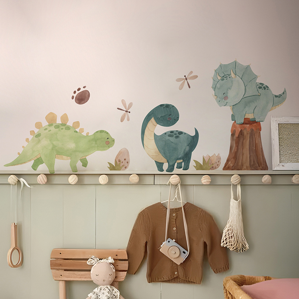 Dinosaur Wall Decals, Dino Alp - Baby Nursery Girl Room recension och pris