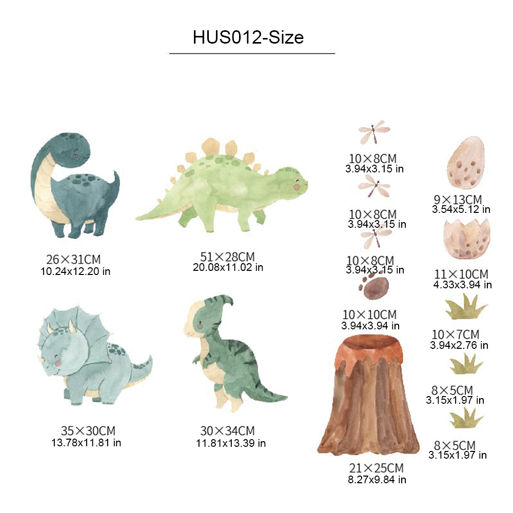Dinosaur Wall Decals, Dino Alp - Baby Nursery Girl Room recension och pris