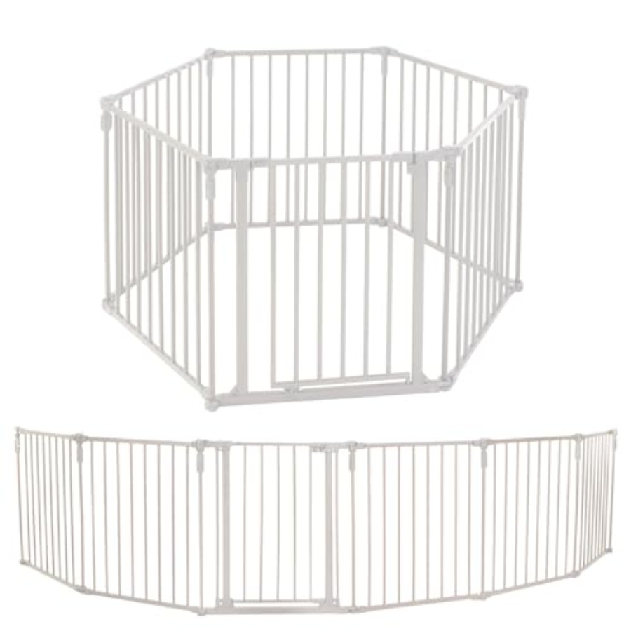 3 In 1 Metal Superyard Baby Pl - Baby Gate Extra Wide recension och pris