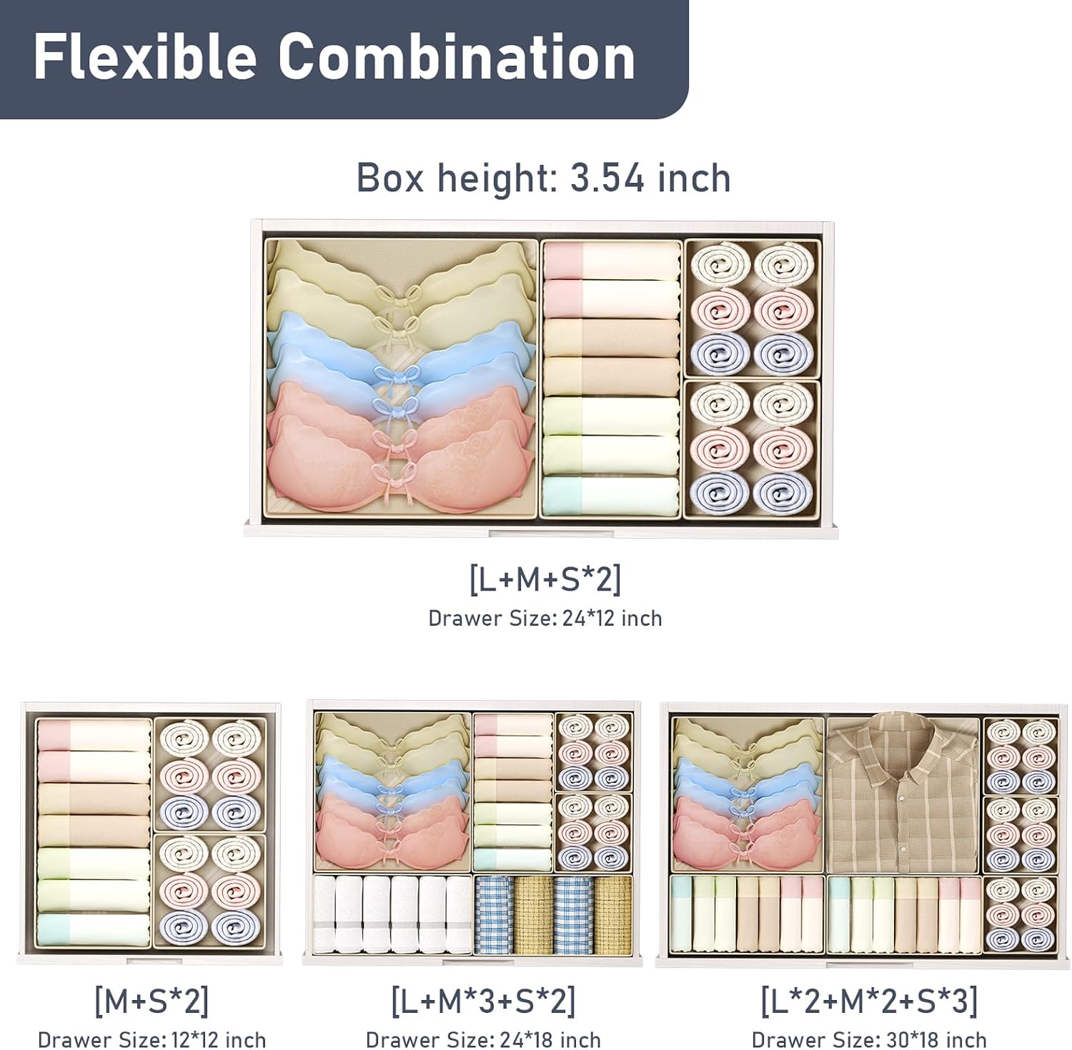 Foldable Drawer Organizer 24 P - Baby Nursery Images Free recension och pris