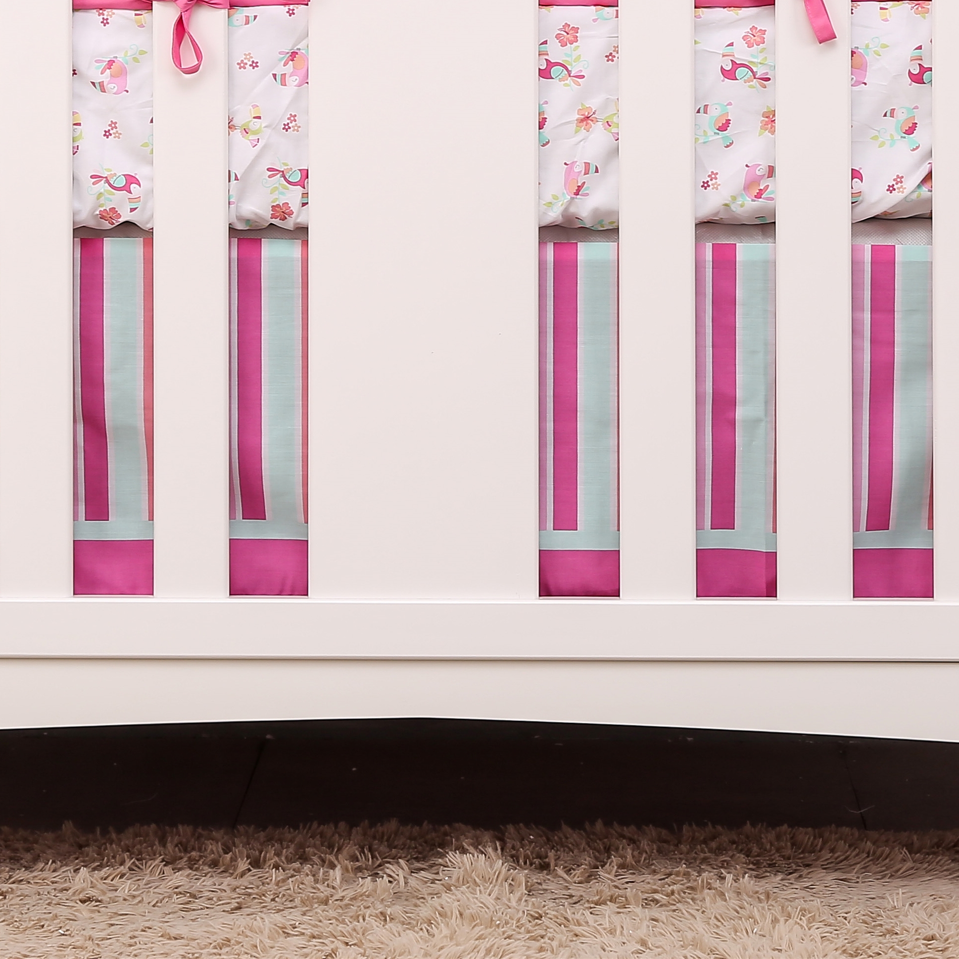 Pink Elephant Cot Baby Bedding - Baby Nursery Bedding recension och pris